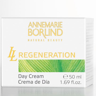 الصحة، الجلد، الكريمات اليوم، ليرة لبنانية التجدد سلسلة مكافحة الشيخوخة AnneMarie Borlind, LL Regeneration, Day Cream, 1.69 fl oz (50 ml)