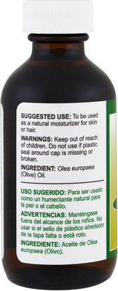 الصحة، الجلد De La Cruz, Olive Oil, 100% Pure and Natural, 2 fl oz (59 ml)