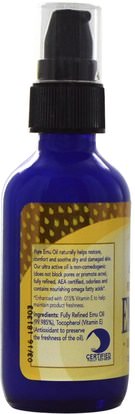 الصحة، الجلد، إمو النفط، الجمال، العناية بالوجه Emu Gold, Emu Oil, 2 fl oz (60 ml)