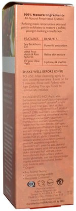 الصحة، الجلد، العناية بالوجه Aubrey Organics, Age-Defying Therapy AHA Mask, All Skin Types, 3 fl oz (89 ml)