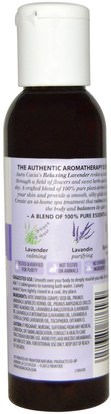 الصحة، الجلد، زيت التدليك Aura Cacia, Aromatherapy Body Oil, Relaxing Lavender, 4 fl oz (118 ml)