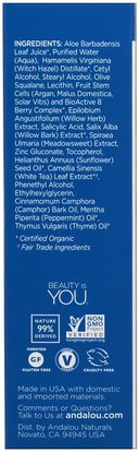 الصحة، مصل الجلد، الجمال، حمض الصفصاف Andalou Naturals, Pure Pore Serum, Clear Skin, Willow Bark, 1.1 fl oz (32 ml)