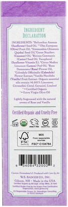 والصحة، والجلد، وتمتد علامات ندوب، والحمل Badger Company, Organic Pregnant Belly Oil, Rose & Vanilla, 4 fl oz (118 ml)