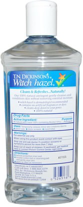 الصحة، الجلد، الساحرة هازل Dickinson Brands, Witch Hazel, For Face & Body, 16 fl oz (473 ml)