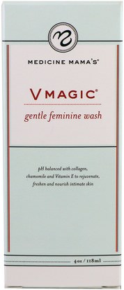 الصحة، المرأة Medicine Mamas, VMagic, Gentle Feminine Wash, 4 oz (118 ml)