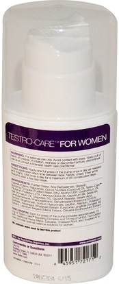والصحة، والنساء، وانقطاع الطمث Life Flo Health, Testro-Care for Women, 4 oz (113.4 g)