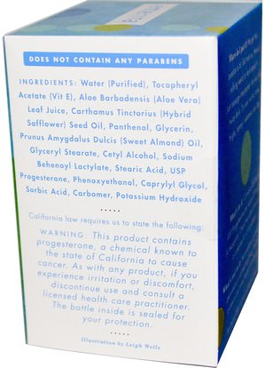 والصحة، والمرأة، ومنتجات كريم البروجسترون Emerita, Pro-Gest, Balancing Cream, Fragrance Free, 48 Single-Use Packets, 2.2 oz (62 g)