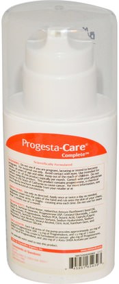 والصحة، والمرأة، ومنتجات كريم البروجسترون، والمكملات الغذائية، بريغنينولون Life Flo Health, Progesta-Care Complete, 4 oz (113.4 g)