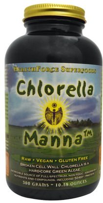 HealthForce Nutritionals, Chlorella Manna, 10.58 oz (300 g) ,المكملات الغذائية، سوبرفوودس، مسحوق كلوريلا