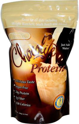 HealthSmart Foods, Inc., Chocolite Protein, French Vanilla, 14.7 oz (418 g) ,والمكملات الغذائية، يهز البروتين