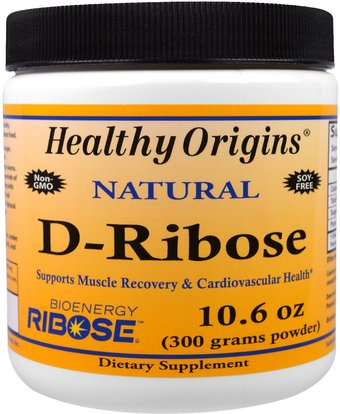 Healthy Origins, D-Ribose Powder, 10.6 oz (300 g) ,الرياضة، د ريبوز