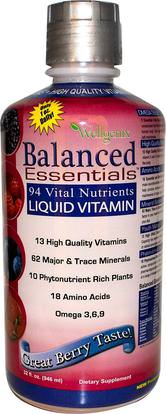 Heaven Sent Naturals, Balanced Essentials, Liquid Vitamin, 32 fl oz (946 ml) ,الفيتامينات، الفيتامينات السائلة