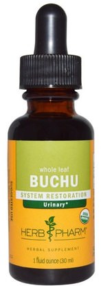 Herb Pharm, Buchu, Whole Leaf, 1 fl oz (30 ml) ,الأعشاب، بوتشو
