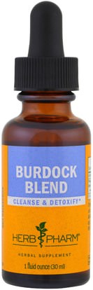 Herb Pharm, Burdock Blend, 1 fl oz (30 ml) ,الأعشاب، الجذر الأرقطيون