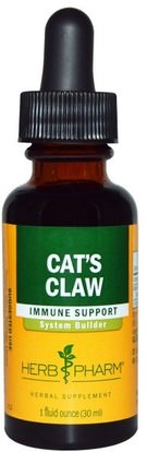 Herb Pharm, Cats Claw, 1 fl oz (30 ml) ,الأعشاب، القطط، مخلب، (وا، دي، غاتو)
