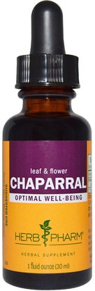 Herb Pharm, Chaparral, 1 fl oz (30 ml) ,الأعشاب، تشابارال