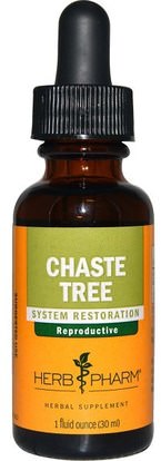 Herb Pharm, Chaste Tree, 1 fl oz (30 ml) ,الأعشاب، التوت العفريت