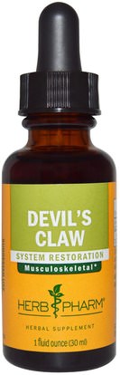 Herb Pharm, Devils Claw, 1 fl oz (30 ml) ,الصحة، إلتهاب، الشياطين، مخلب