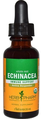 Herb Pharm, Echinacea, Whole Root, 1 fl oz (30 ml) ,المكملات الغذائية، المضادات الحيوية، إشنسا