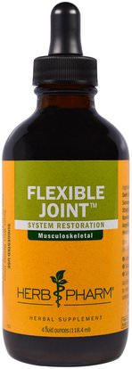 Herb Pharm, Flexible Joint, 4 fl oz (118.4 ml) ,والصحة، والعظام، وهشاشة العظام، والصحة المشتركة