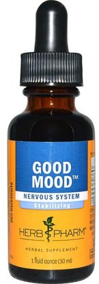 Herb Pharm, Good Mood, 1 fl oz (30 ml) ,والصحة، والمزاج