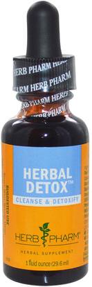 Herb Pharm, Herbal Detox, 1 fl oz (29.6 ml) ,الصحة، السموم