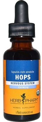 Herb Pharm, Hops, Lupulin-Rich Strobile, 1 fl oz (30 ml) ,الأعشاب، القفزات