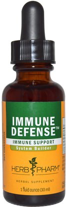 Herb Pharm, Immune Defense, 1 fl oz (30 ml) ,والصحة، والانفلونزا الباردة والفيروسية، ونظام المناعة