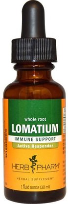 Herb Pharm, Lomatium, Whole Root, 1 fl oz (30 ml) ,الأعشاب، الطماطم
