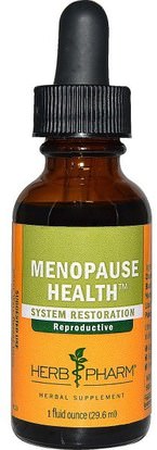 Herb Pharm, Menopause Health, 1 fl oz (29.6 ml) ,والصحة، والنساء، وانقطاع الطمث