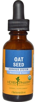 Herb Pharm, Oat Seed, 1 fl oz (30 ml) ,الأعشاب، أفينا ساتيفا (الشوفان البري)