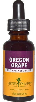 Herb Pharm, Oregon Grape, 1 fl oz (30 ml) ,الأعشاب، أوريغون، عنب، إستأصل