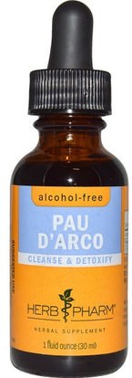 Herb Pharm, Pau DArco, Alcohol-Free, 1 fl oz (30 ml) ,الأعشاب، بو، داركو