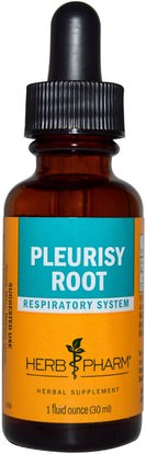 Herb Pharm, Pleurisy Root, 1 fl oz (30 ml) ,الأعشاب، الجذر الجنب