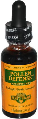 Herb Pharm, Pollen Defense, 1 fl oz (30 ml) ,والصحة، والحساسية، والحساسية