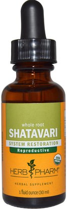 Herb Pharm, Shatavari, 1 fl oz (30 ml) ,الأعشاب، شاتافاري