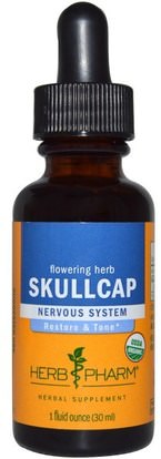 Herb Pharm, Skullcap, 1 fl oz (30 ml) ,الأعشاب، قلنسوة