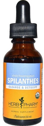 Herb Pharm, Spilanthes, Whole Flowering Plant, 1 fl oz (30 ml) ,الأعشاب، سبيلانثس
