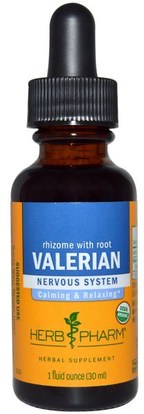 Herb Pharm, Valerian, 1 fl oz (30 ml) ,الأعشاب، فاليريان