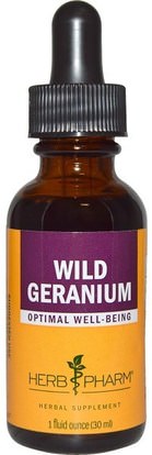 Herb Pharm, Wild Geranium, 1 fl oz (30 ml) ,الأعشاب، إبرة الراعي