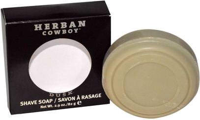 Herban Cowboy, Shave Soap, Dusk, 2.9 oz (82 g) ,حمام، الجمال، الحلاقة
