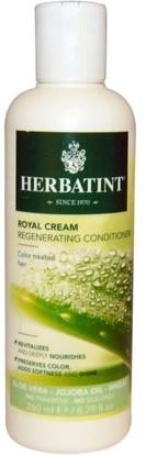 Herbatint, Royal Cream Conditioner, Aloe Vera, Jojoba Oil, Wheat, 8.79 fl oz (260 ml) ,حمام، الجمال، مكيفات، الشعر، فروة الرأس، الشامبو، مكيف