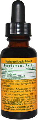 الأعشاب، بوجلويد Herb Pharm, Bugleweed, 1 fl oz (30 ml)