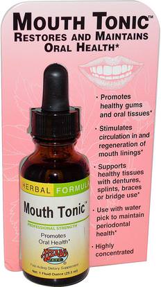 Herbs Etc., Mouth Tonic, 1 fl oz (29.5 ml) ,حمام، الجمال، العناية بالأسنان عن طريق الفم، منتجات نظافة الفم، الصحة