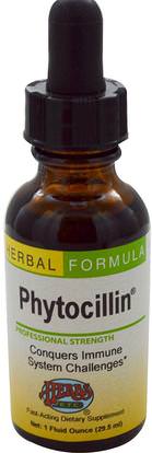 Herbs Etc., Phytocillin, 1 fl oz (29.5 ml) ,والصحة، والانفلونزا الباردة والفيروسية، ونظام المناعة