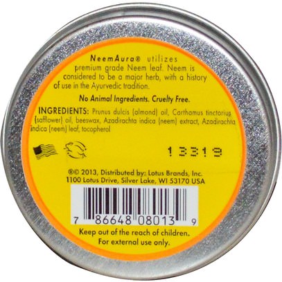 الأعشاب، العشبية، رصف Neemaura Naturals Inc, Neem Skin Salve, 1 oz (30 ml)