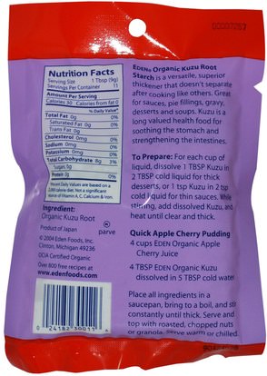 الأعشاب، كودزو Eden Foods, Organic Kuzu Root Starch, 3.5 oz (100 g)