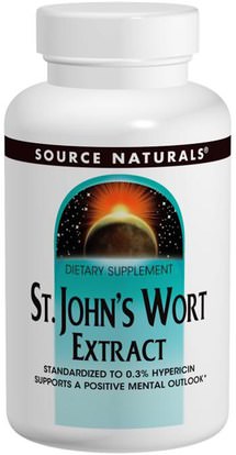 الأعشاب، الشارع. جونز، ورت Source Naturals, St. Johns Wort Extract, 300 mg, 240 Tablets