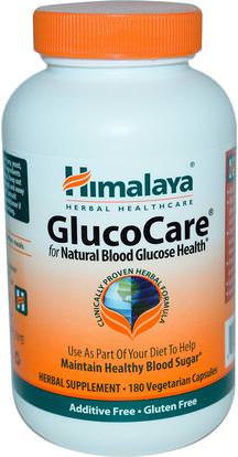 Himalaya Herbal Healthcare, GlucoCare, 180 Veggie Caps ,الصحة، نسبة السكر في الدم