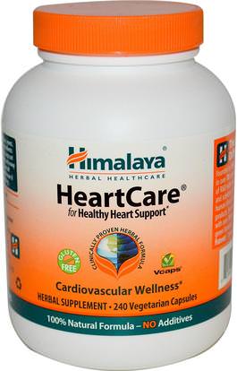 Himalaya Herbal Healthcare, HeartCare, 240 Veggie Caps ,والصحة، والقلب القلب والأوعية الدموية، ودعم القلب